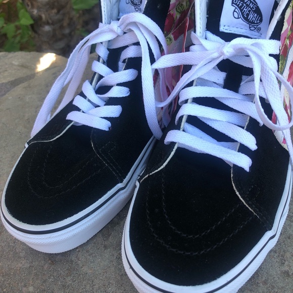 Vans Romantic Floral Rose old skool hi top - Picture 3 of 8